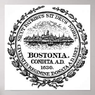 Boston Seal Poster