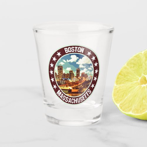 Boston                                             shot glass