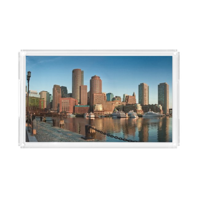 Boston skyline acrylic tray (Front)