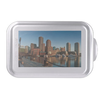 Boston skyline cake pan