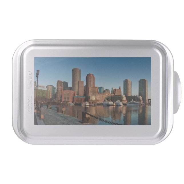 Boston skyline cake pan (Front)