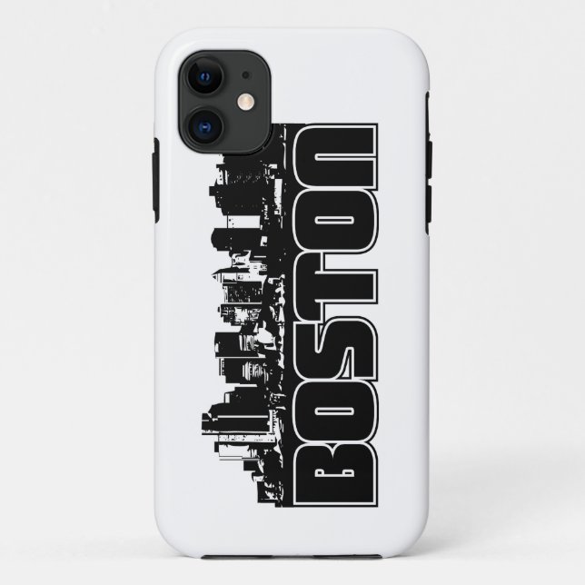 Boston Skyline Case-Mate iPhone Case (Back)