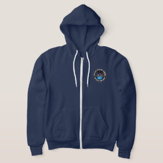 Boston Skyline Chorus Logo Woman’s zip up hoodie