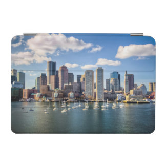 Boston skyline from waterfront iPad mini cover