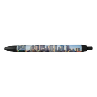 Boston skyline from waterfront pen