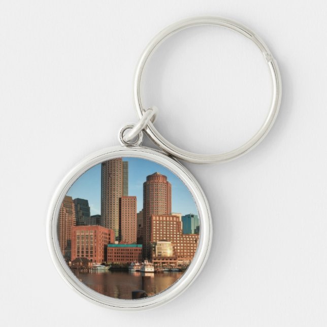 Boston skyline keychain (Front)