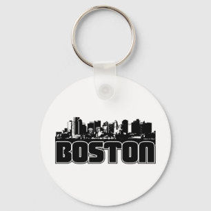Boston Skyline Keychain