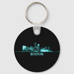Boston Skyline Keychain