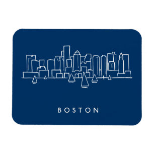 Boston Skyline Magnet