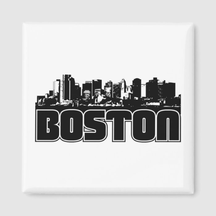 Boston Skyline Magnet