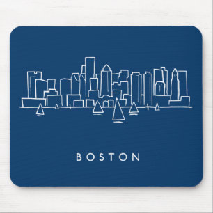 Boston Skyline Mouse Pad