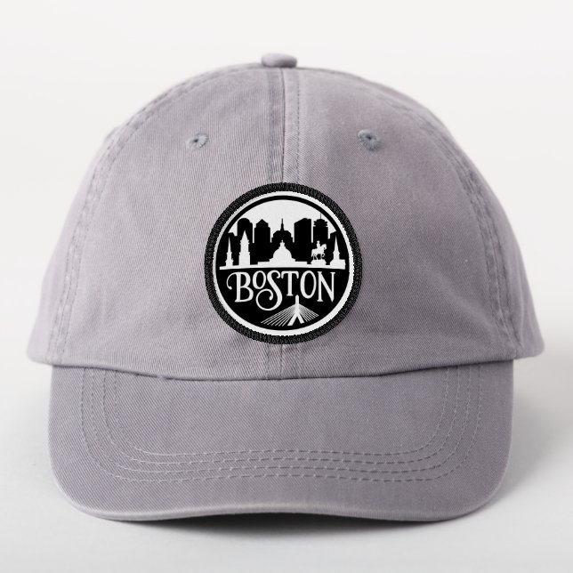 Boston Skyline Patch (On Headwear)