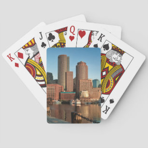 Boston skyline poker cards