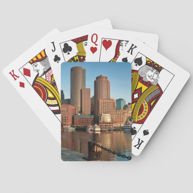 Boston skyline poker cards (Back)