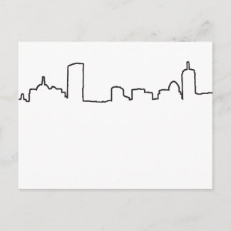 Boston - Skyline Postcard