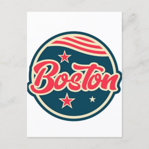 Boston Skyline  Sailboats  Massachusetts Postcar Postcard