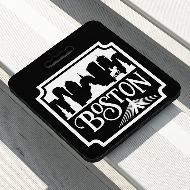 Boston Skyline Seat Cushion (In Situ)