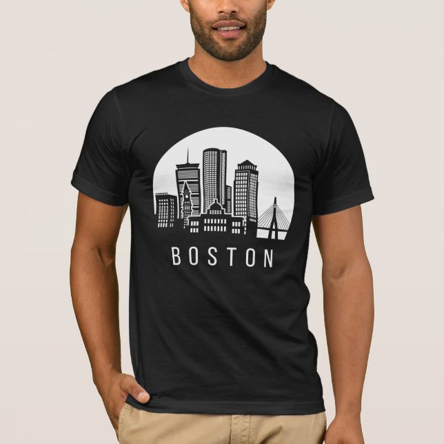 Boston Skyline T-Shirt (Front)