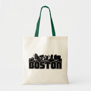 Boston Skyline Tote Bag