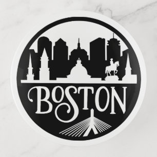 Boston Skyline Trinket Tray