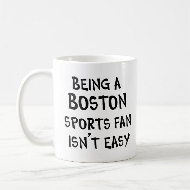boston sports fan, being coffee mug (Left)