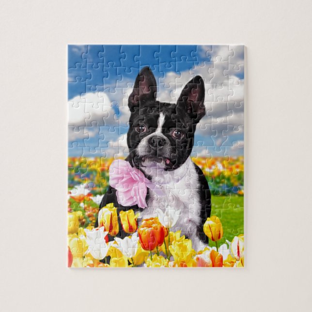 Boston Spring Time Jigsaw Puzzle (Vertical)