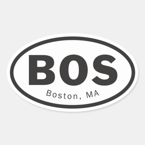 Boston sticker
