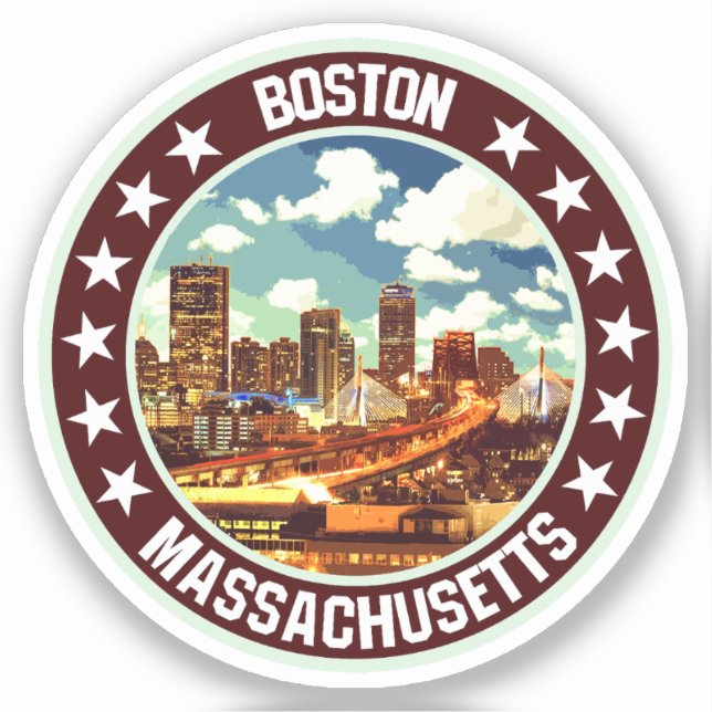 Boston                                             sticker (Front)