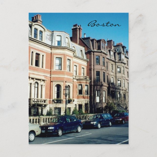 boston streets postcard (Front)