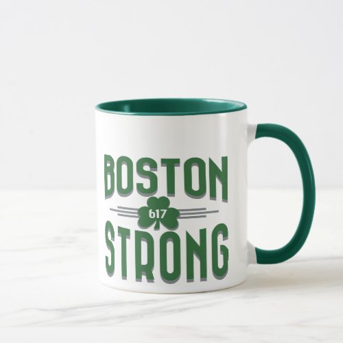 Boston Strong 617 Graphic Decor Mug