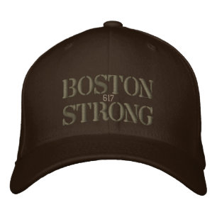 Boston Strong 617 Ribbon Edition Embroidered Baseball Cap