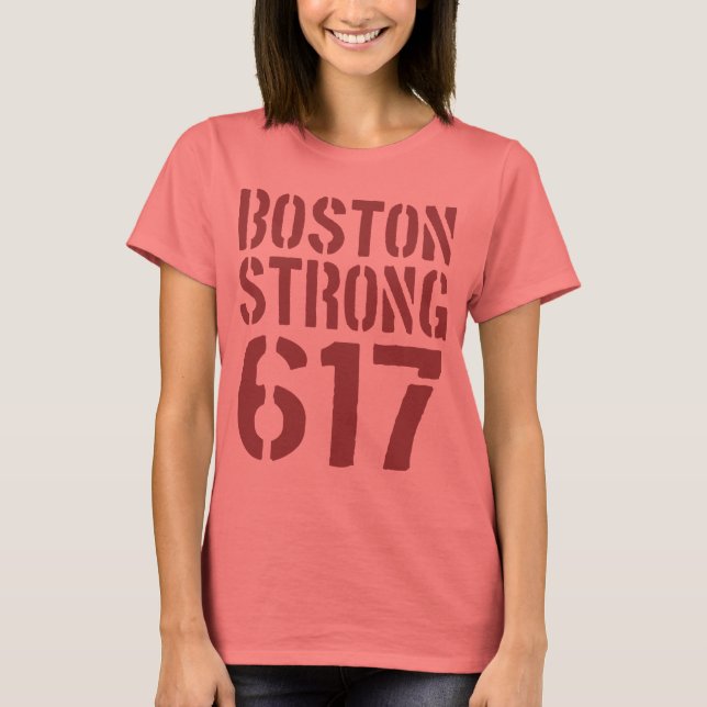 Boston Strong 617 T-Shirt (Front)