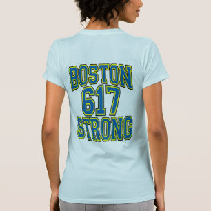 Boston STRONG 617 Typography T-Shirt