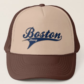 Boston Strong Ballpark Hat by zarenmusic at Zazzle