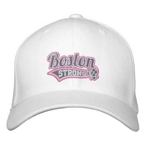 Boston Strong Ballpark Shamrock embroidered Cap