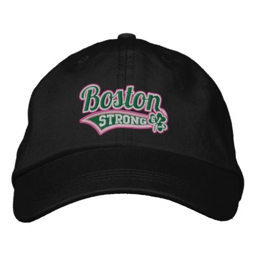 Boston Strong Ballpark Shamrock embroidered Cap