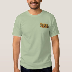 Boston Strong Ballpark Shamrock embroidered T-Shirt