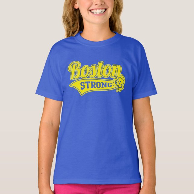 Boston Strong Ballpark Shamrock T-Shirt (Front)