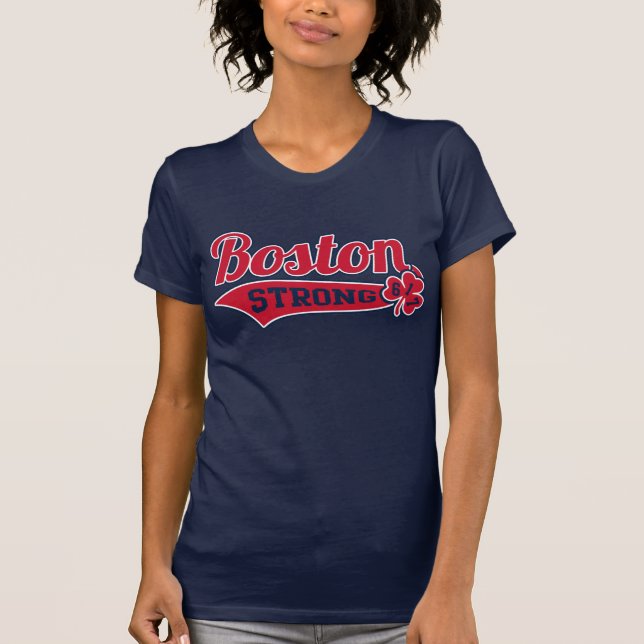 Boston Strong Ballpark Shamrock T-Shirt (Front)