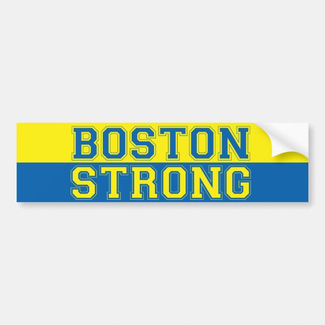 Boston Strong banner style Bumper Sticker (Front)