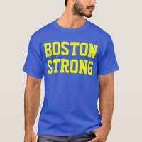 Boston Strong - Skyline Black and Yellow | Essential T-Shirt