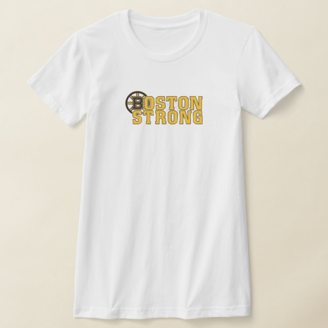 Boston Strong Bruins Hockey Logo T-Shirt Zazzle