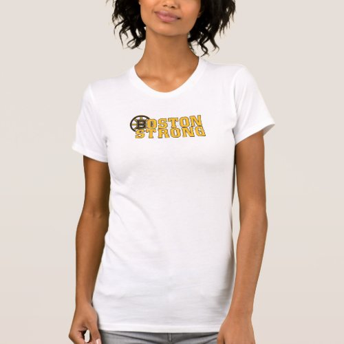 Boston Strong Bruins Hockey Logo T_Shirt