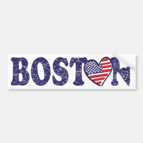 Boston Strong Bumper Sticker