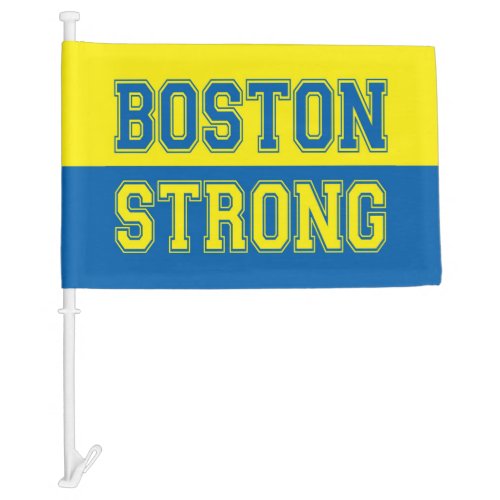 Boston Strong Car Flag