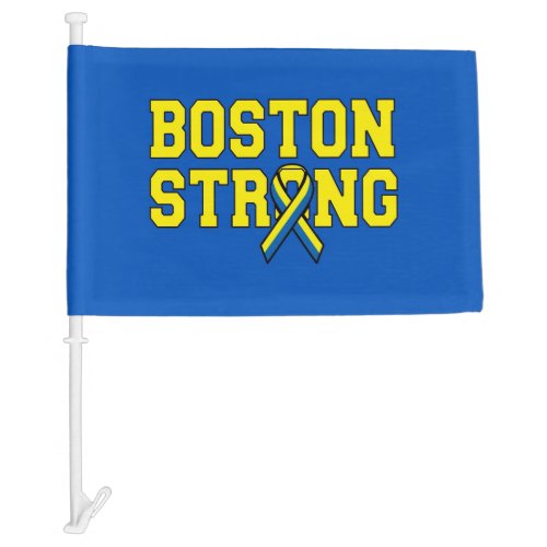 Boston Strong Car Flag