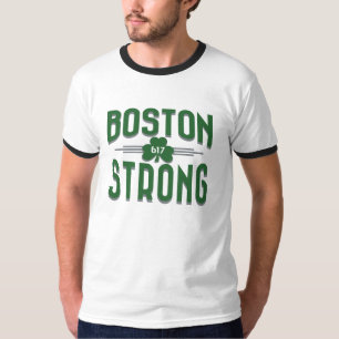 Boston Strong Deco Shamrock Irish T-Shirt