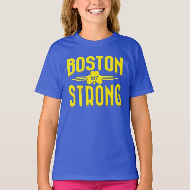 Boston Strong Deco Shamrock T-Shirt (Front)