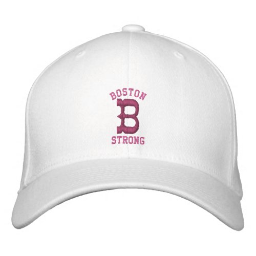 Boston Strong Embroidered Baseball Hat