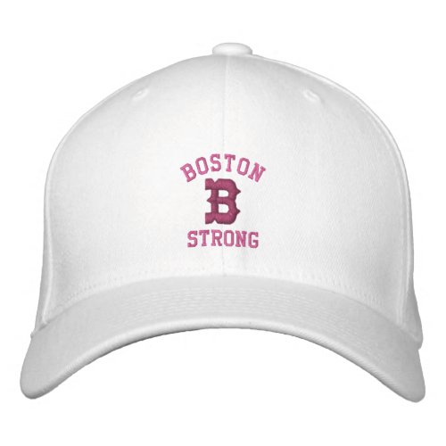 Boston Strong Embroidered Baseball Hat